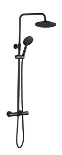 Душевая стойка Boch Mann Oglio B TS BM9649 с термостатом чёрный